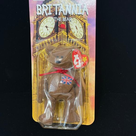 Ty Beanie Babies Britannia The Bear McDonald’s Teenie Beanie Baby 1999 – NEW OG - Picture 2 of 4